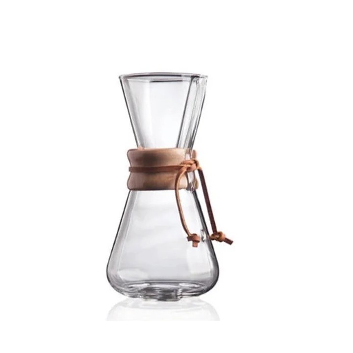 Cafetière Chemex 1 à 3 tasses.